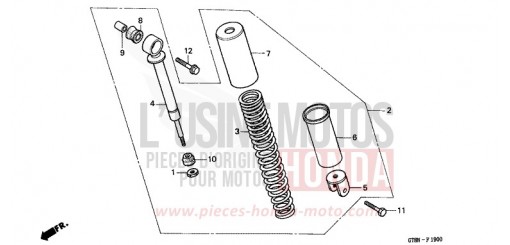 REAR CUSHION PK50N de 1992